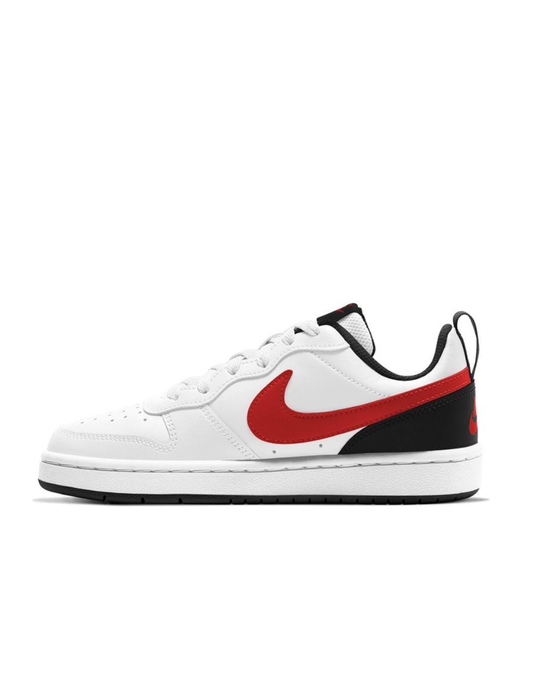 Sneakers pour enfant Nike Court borough low2 Blanc. 2/5