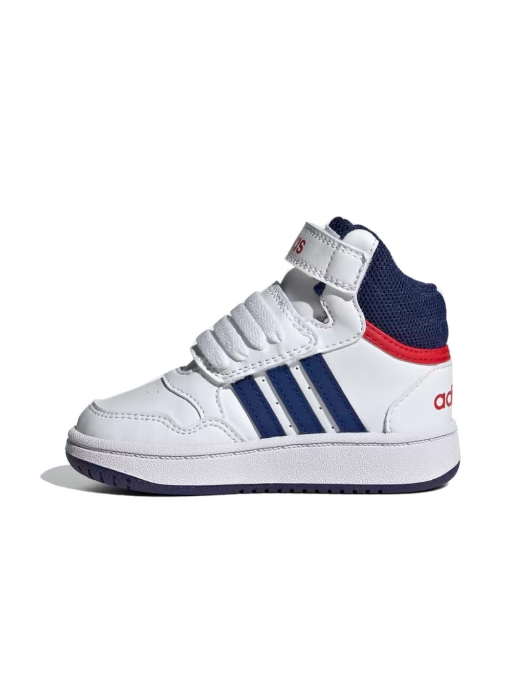 Zapatillas para Niño Adidas Hoops mid 3.0 ac Blanco 2/5