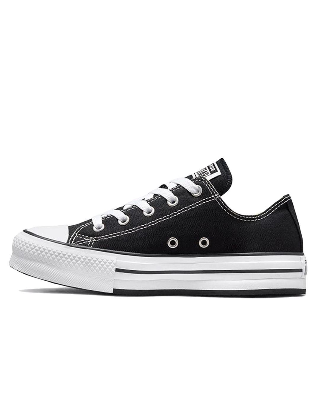 Sapatilhas para menina Converse Eva plataforma baixa Preto 2/5