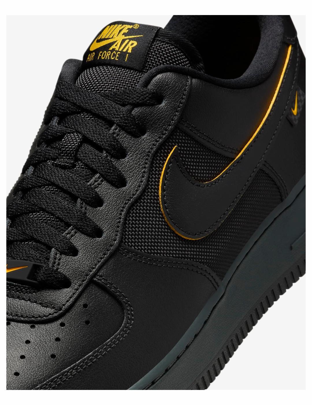 Zapatillas para Hombre Nike moda Air force 1 ´07  Negro 4/5
