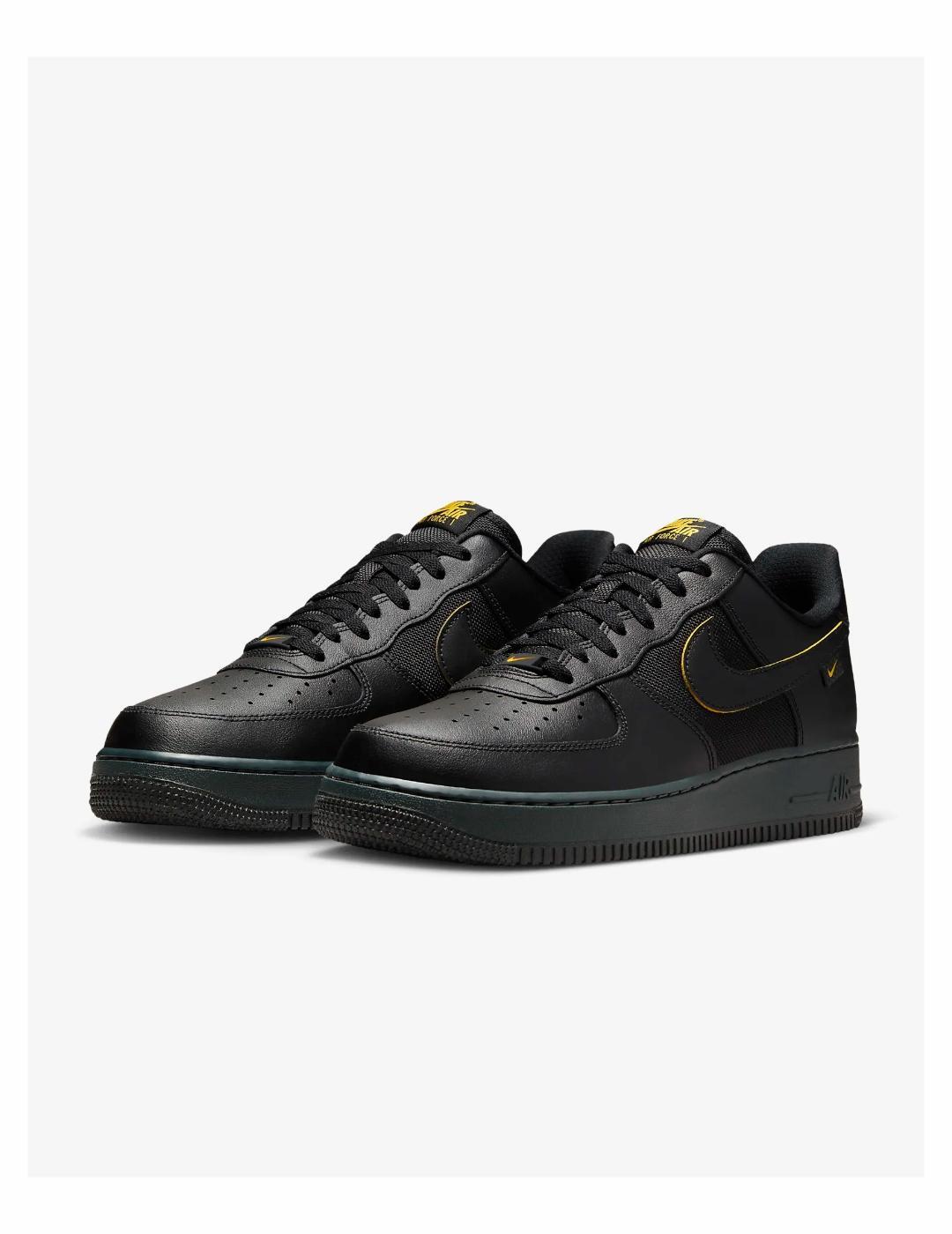 Zapatillas para Hombre Nike moda Air force 1 ´07  Negro 3/5