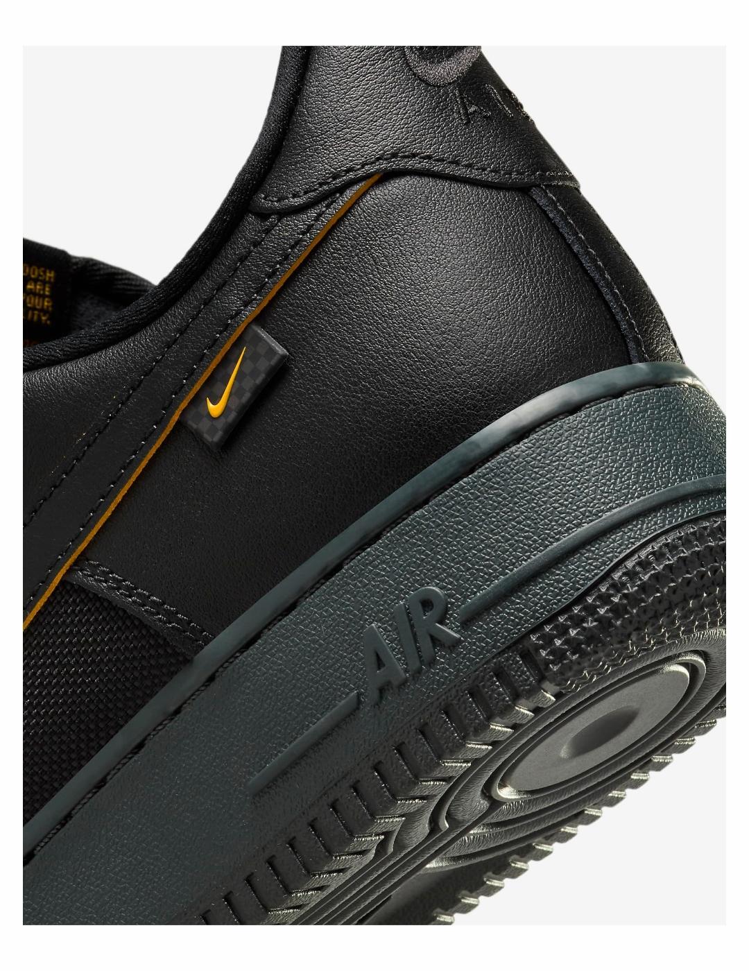 Zapatillas para Hombre Nike moda Air force 1 ´07  Negro 5/5