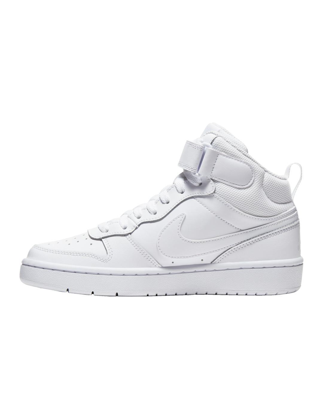 Chaussures pour enfant Nike Court borough mid 2 Blanc 3/5