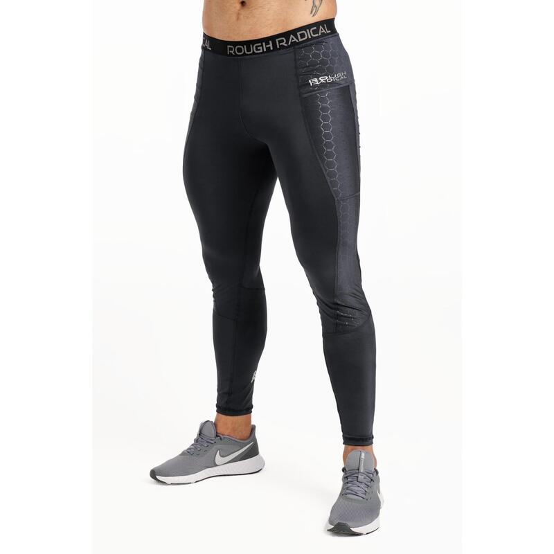 Rough Radical Stone Uomo Leggings da corsa lunghi con tasca