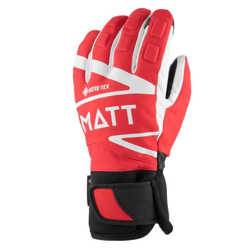 Guantes de esquí Gore-Tex Skifast Junior Rojo