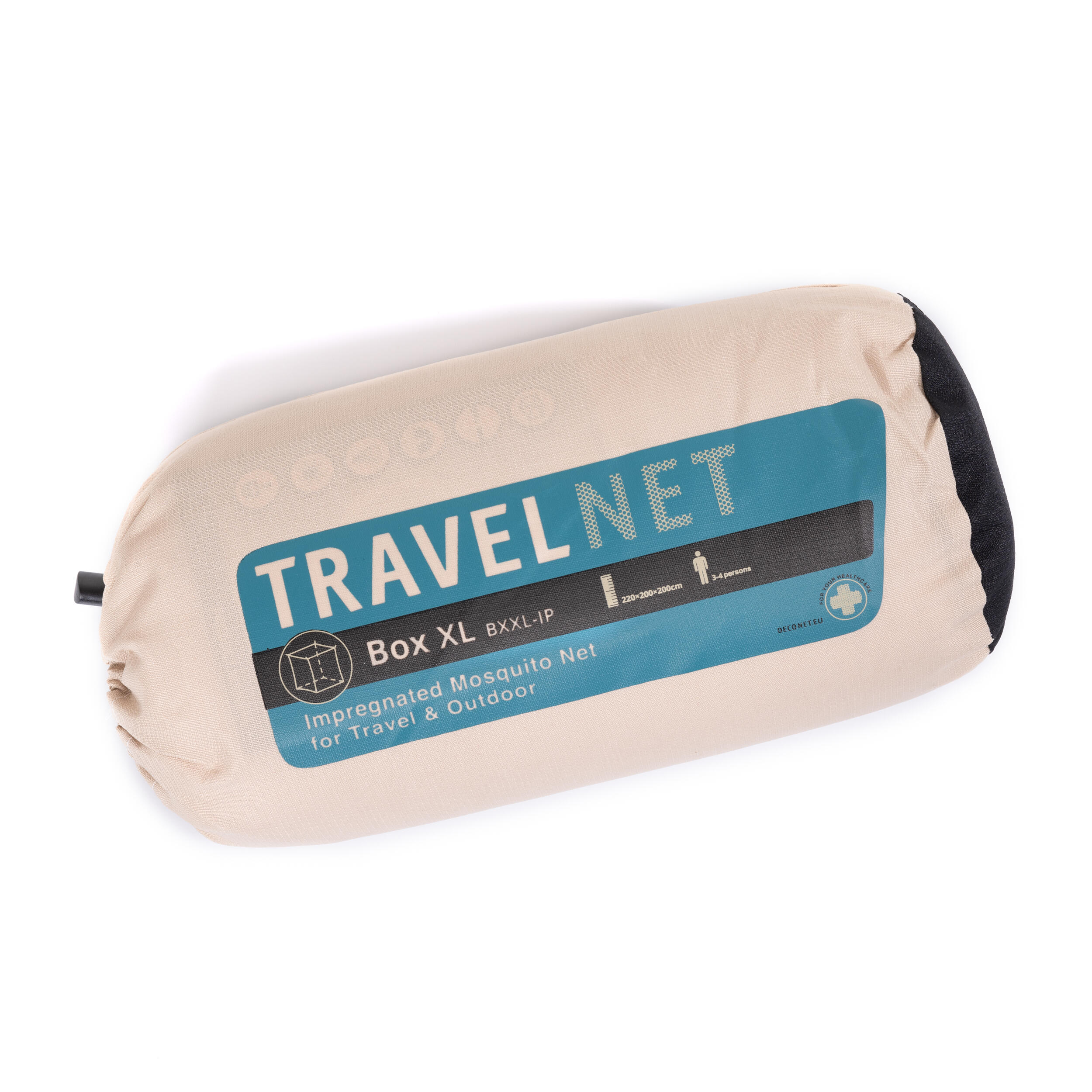 Travelnet Reise-Moskitonetz BOX XL - imprägniert - L220x B200x H200cm 2 pers 4/5