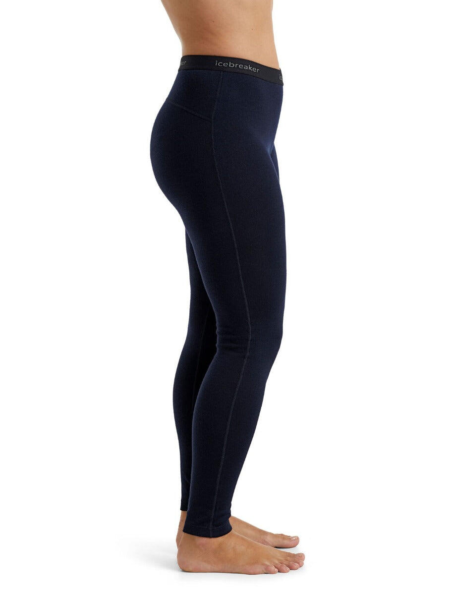 Icebreaker Women's Merino 260 Thermal Leggings, black 3/4