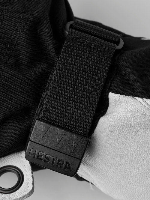 HESTRA Hestra Handschuh Heli Ski 5-Finger black /white 4/4