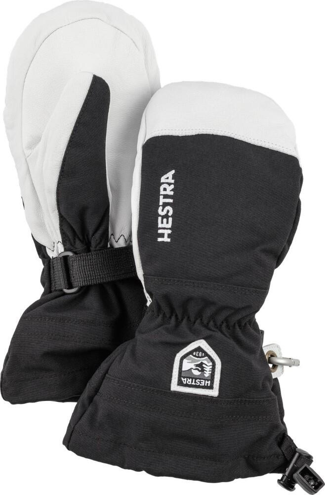 HESTRA Hestra Army Leather Heli Jnr Ski Mittens - black (30561-100)