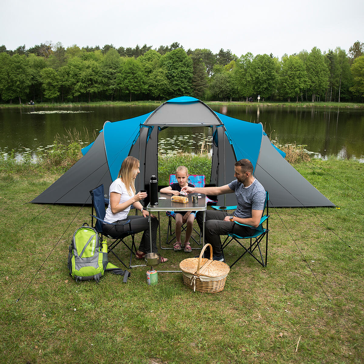 Tente de camping randonnée 6 personnes HIGHLAND NILS CAMP NC6031 2/7