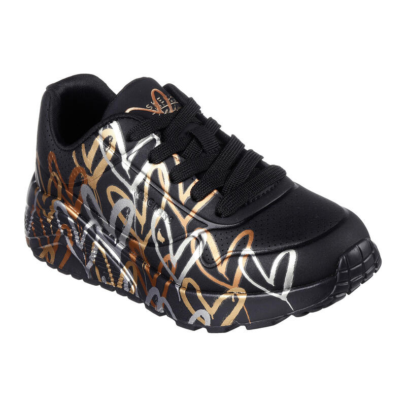 Zapatillas para Niño Skechers  uno lite metallic love jgoldcrown Multicolor