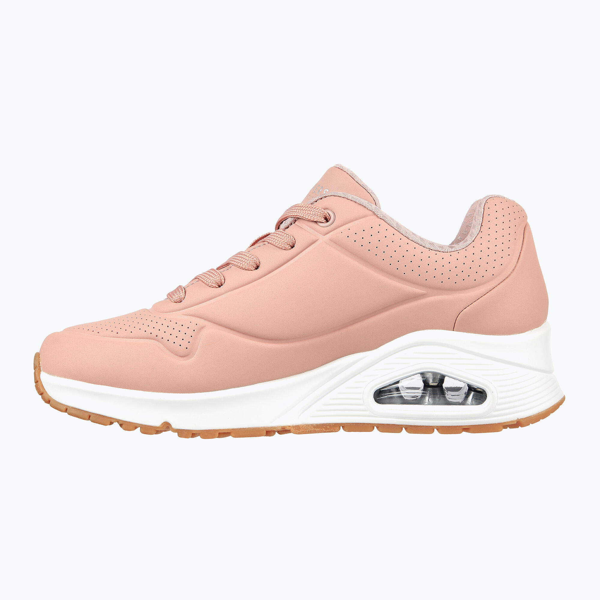 Scarpe lifestyle Skechers UNO Stand on Air rosa da donna 3/7
