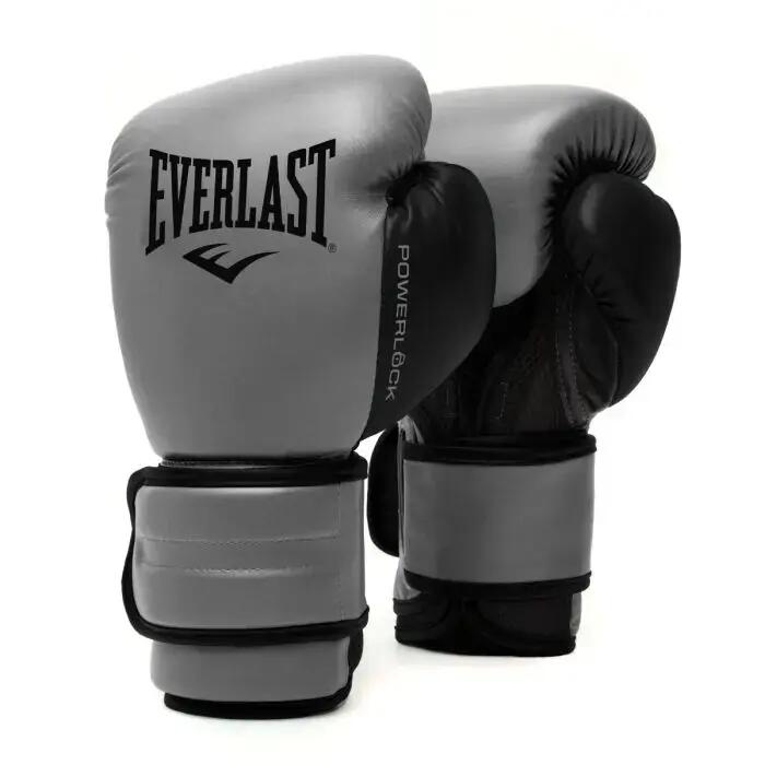 Everlast Powerlock 2r Training Glove, Charcoal 12-OZ