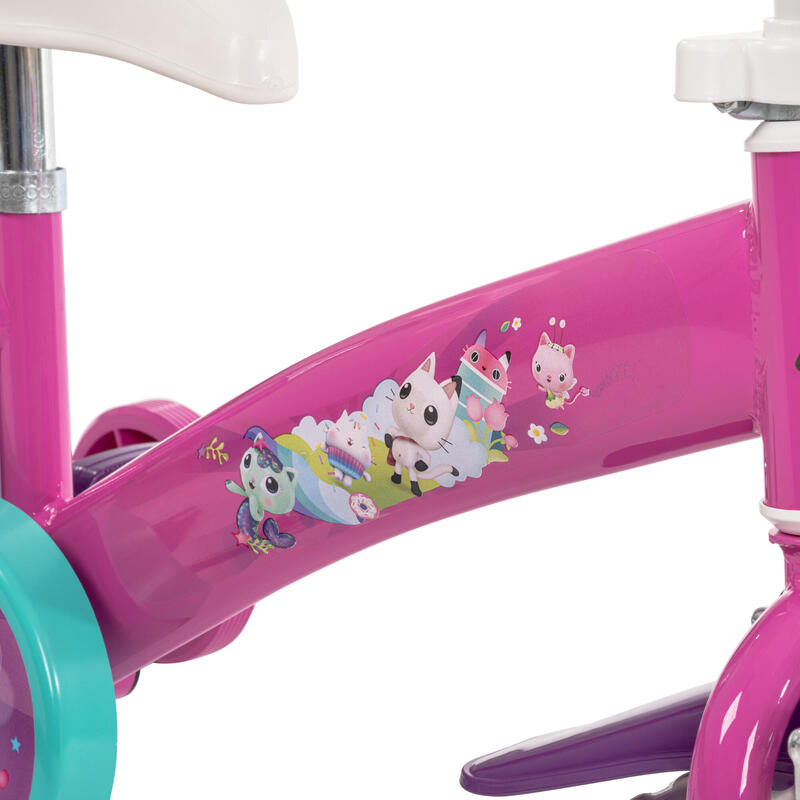 Vélo enfant 12" Huffy La maison magique de Gabby avec panier – 3 à 5 ans