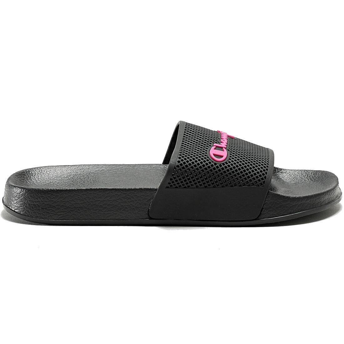 Tongs de piscine unisexe Champion Daytona Slide, noires 1/7