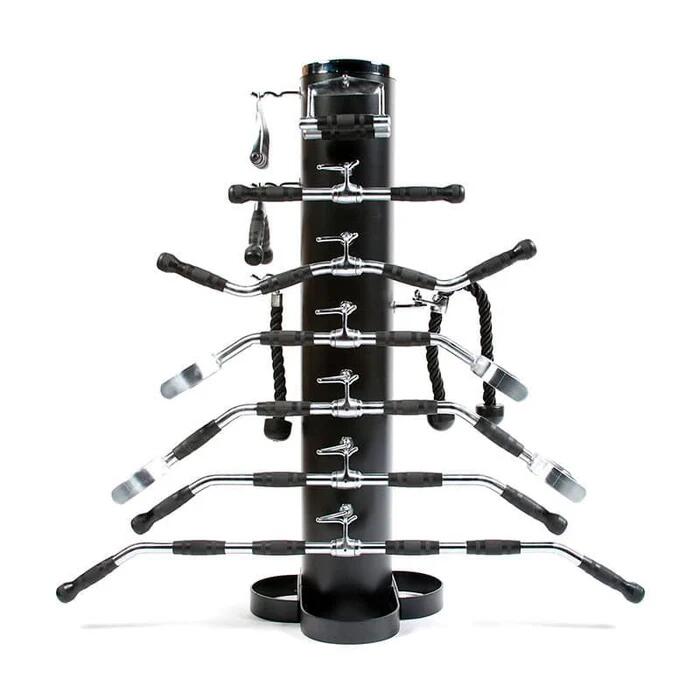 Soporte accesorios polea evergy soporte de agarres gym 2/4