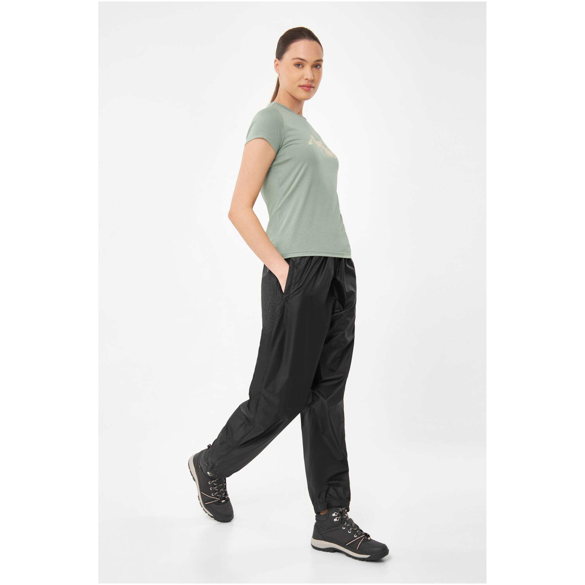 Tee Shirt Randonnée Femme Bambou Viking "Lenta Bamboo Light Lady" Vert 4/7