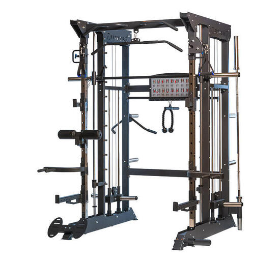 Multistazione Smith IF1000 - 110 kg Dischi olimpionici - Barra per Le trazioni