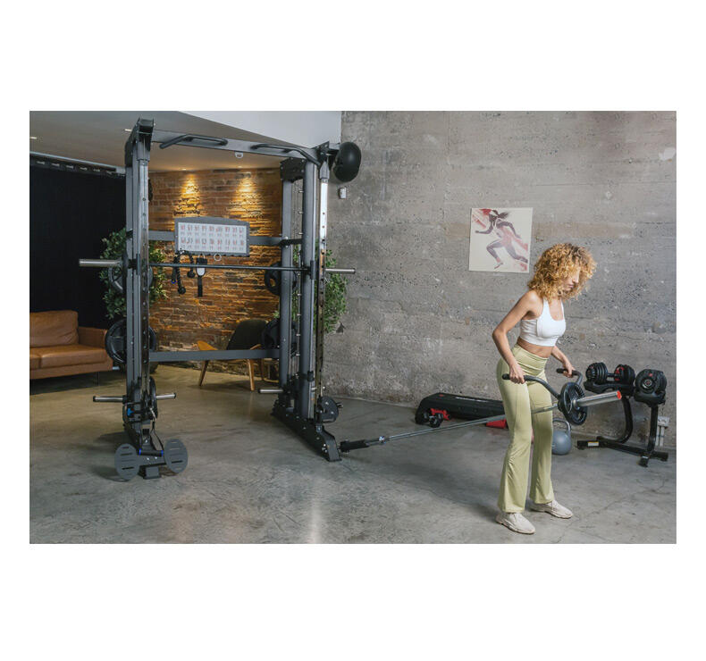 Multistation Smith IF1000 - Barre Traction - Charger 110kg disques Olympiques 7/8