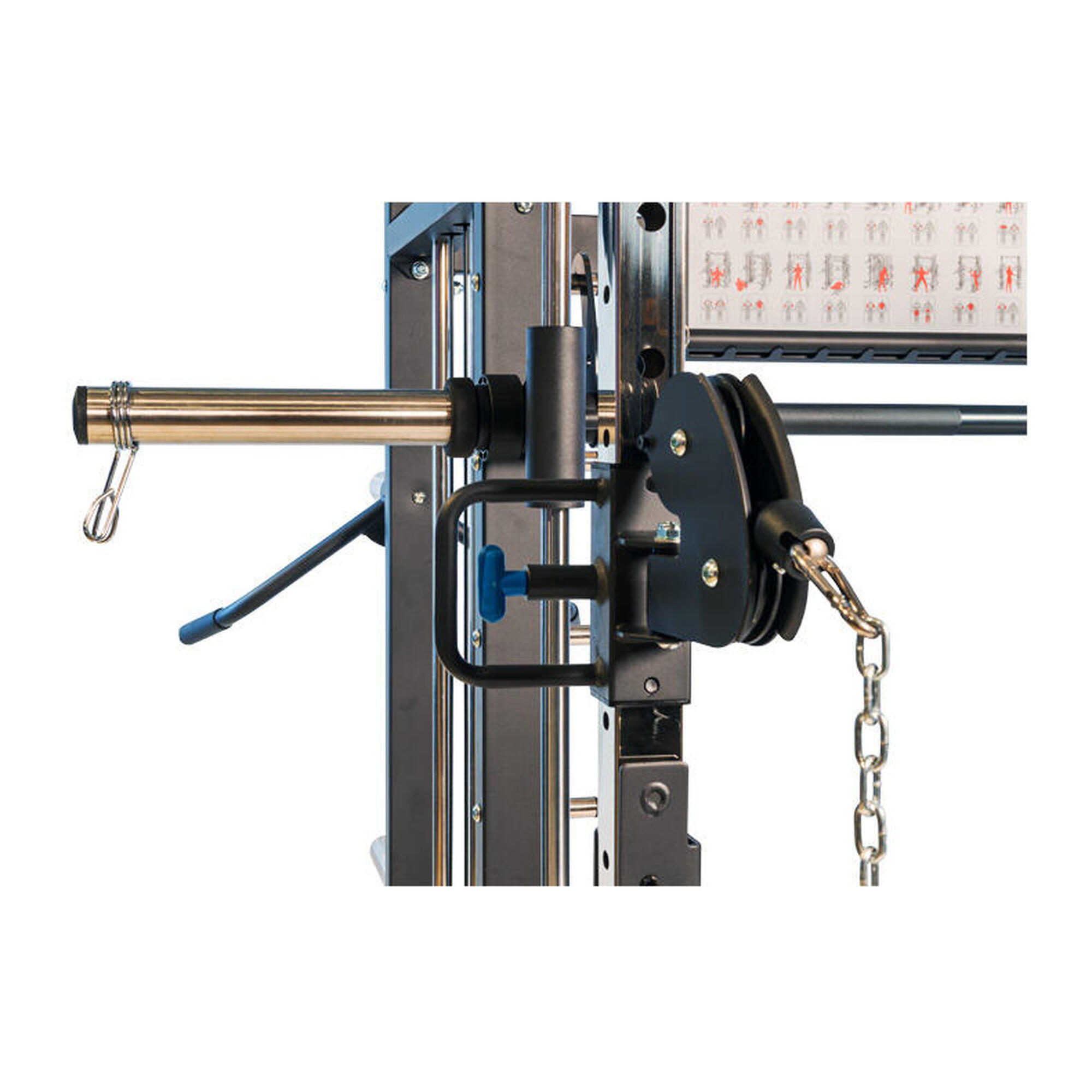 Multiestación Smith IF1100 - Torre Placas 200kg - Doméstico y semiprofesional