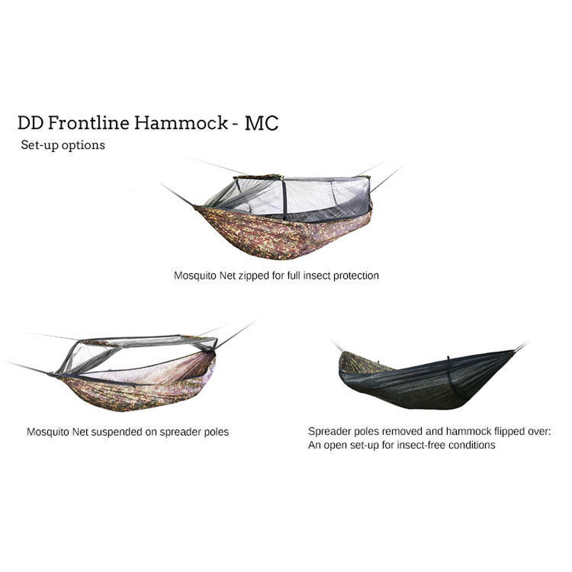 Hamac Camuflaj Frontline DD Hammocks 270 × 140cm