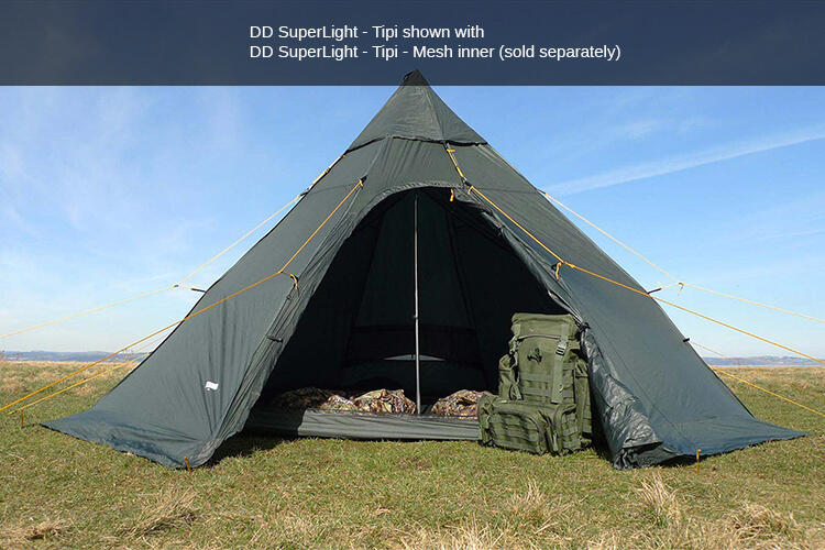 Adapost Plasa Anti Tantari DD Hammocks Superlight Tipi Inner Mesh 4/6