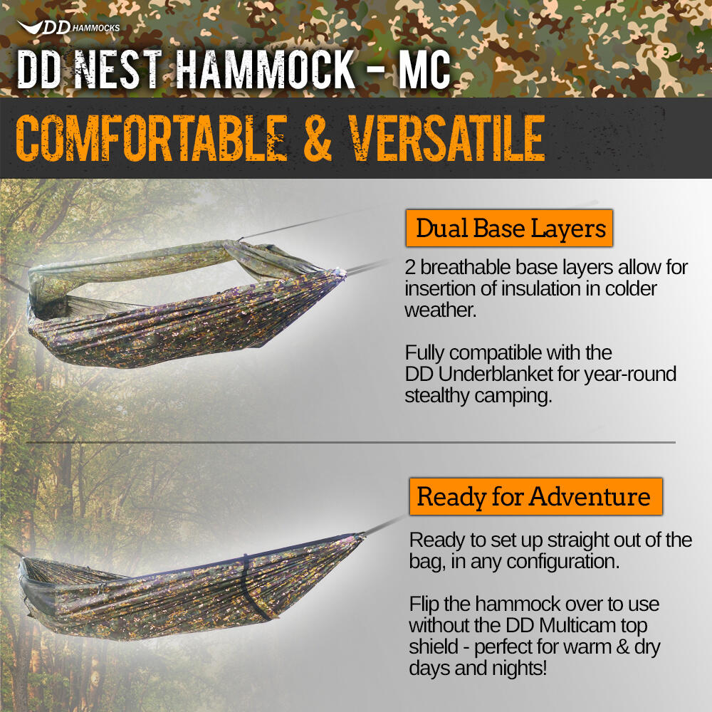DD Hammocks Hamac Nest - Multicam 6/6