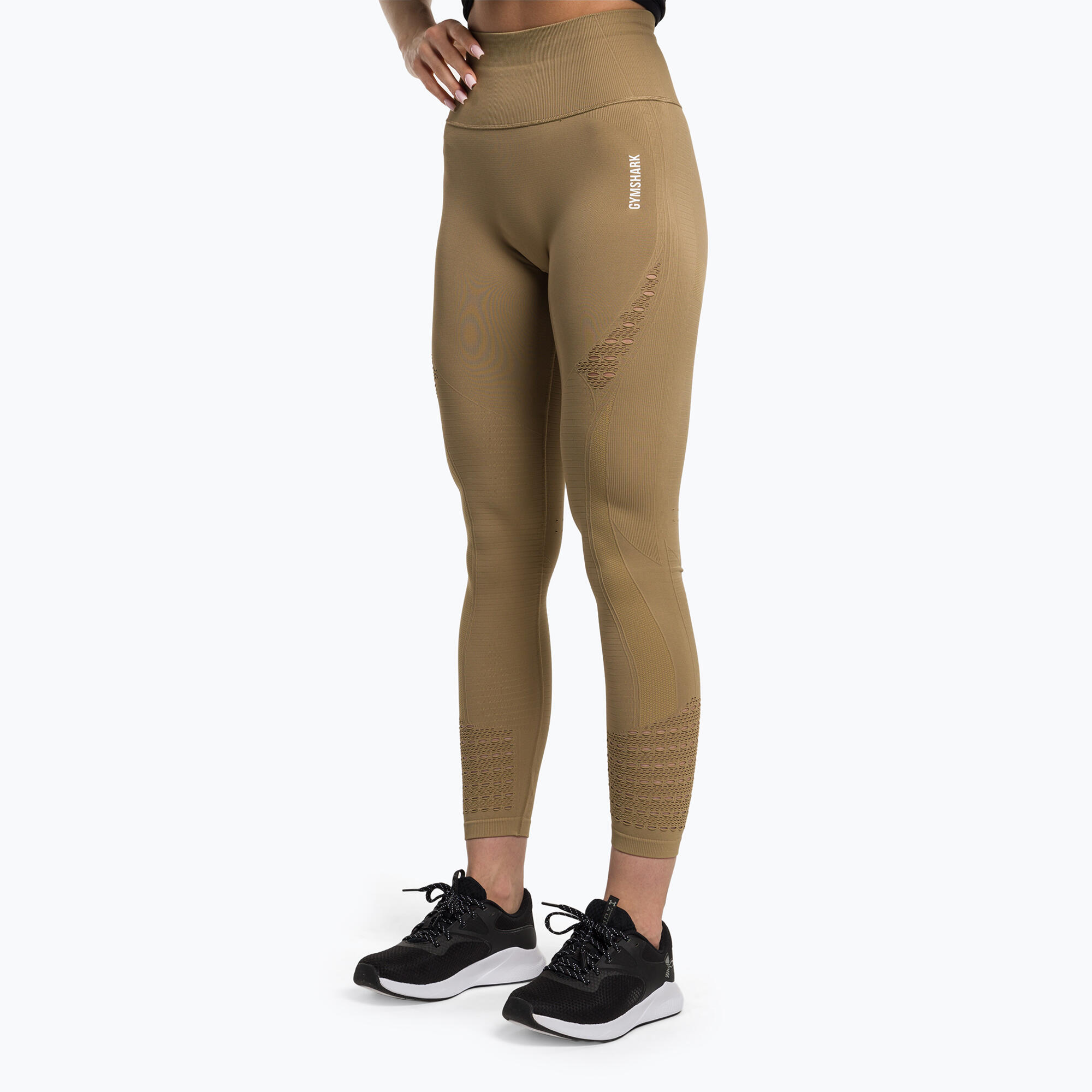 Leggings de treino feminino Gymshark Energy Seamless biscotti 5/5
