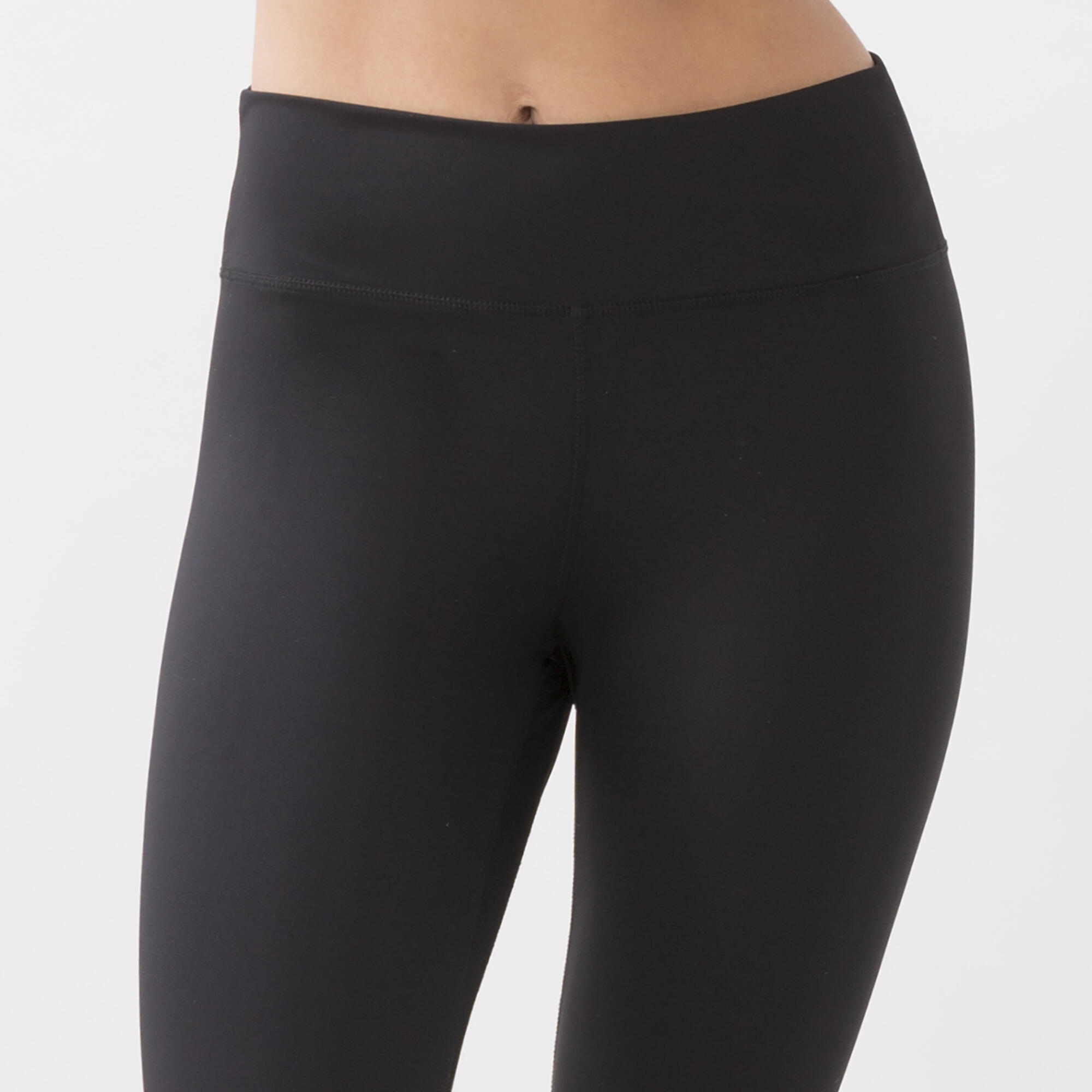 LEGGINGS DEPORTIVOS DE MICROFIBRA NEGRO POLIÉSTER, ELASTANO 6/6