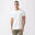 T-SHIRT MONDE DYNAMIQUE EN JERSEY OFF WHITE COTON