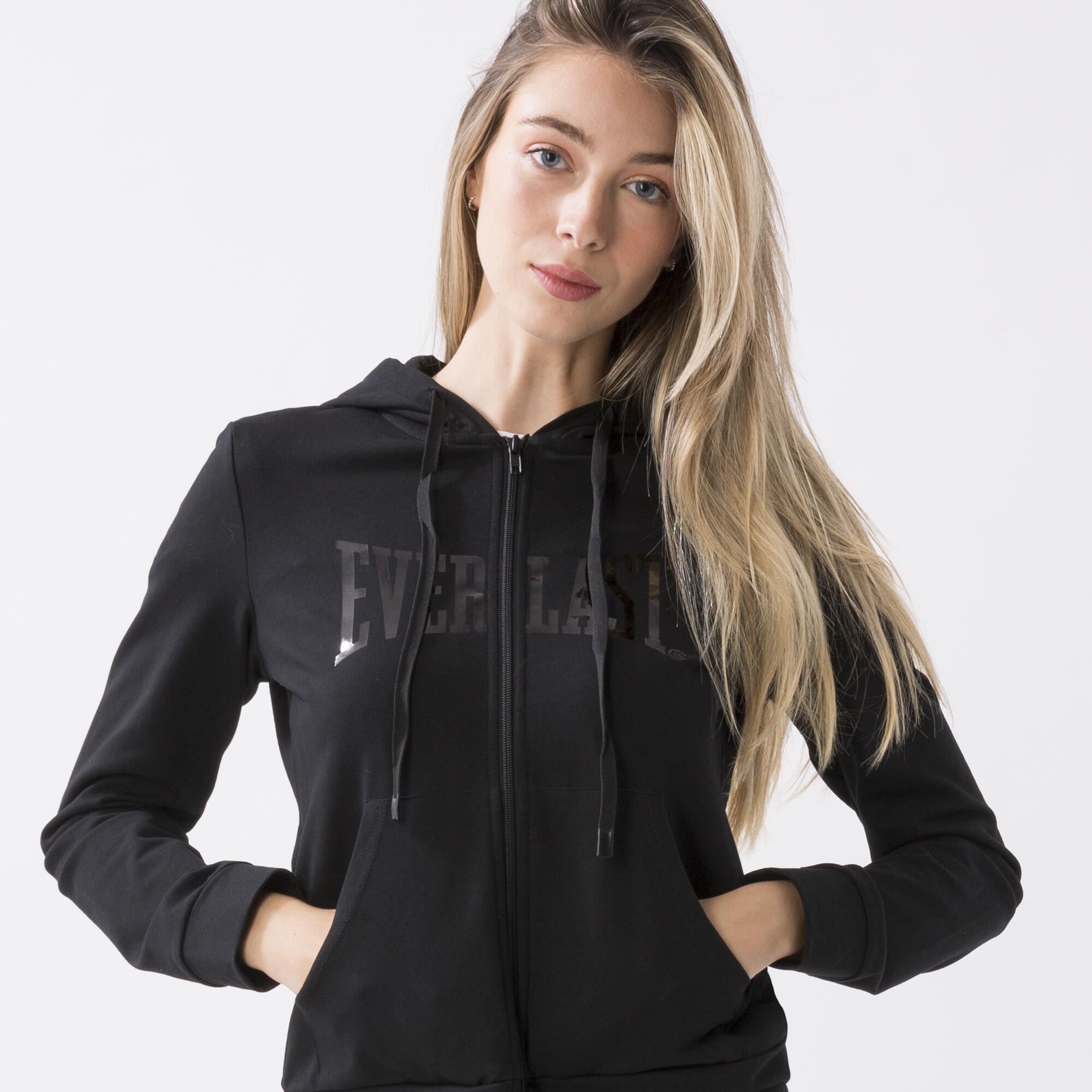 CHAQUETA DEPORTIVA DIENTITY SLIM FIT NEGRO ALGODÓN, ELASTANO 5/6