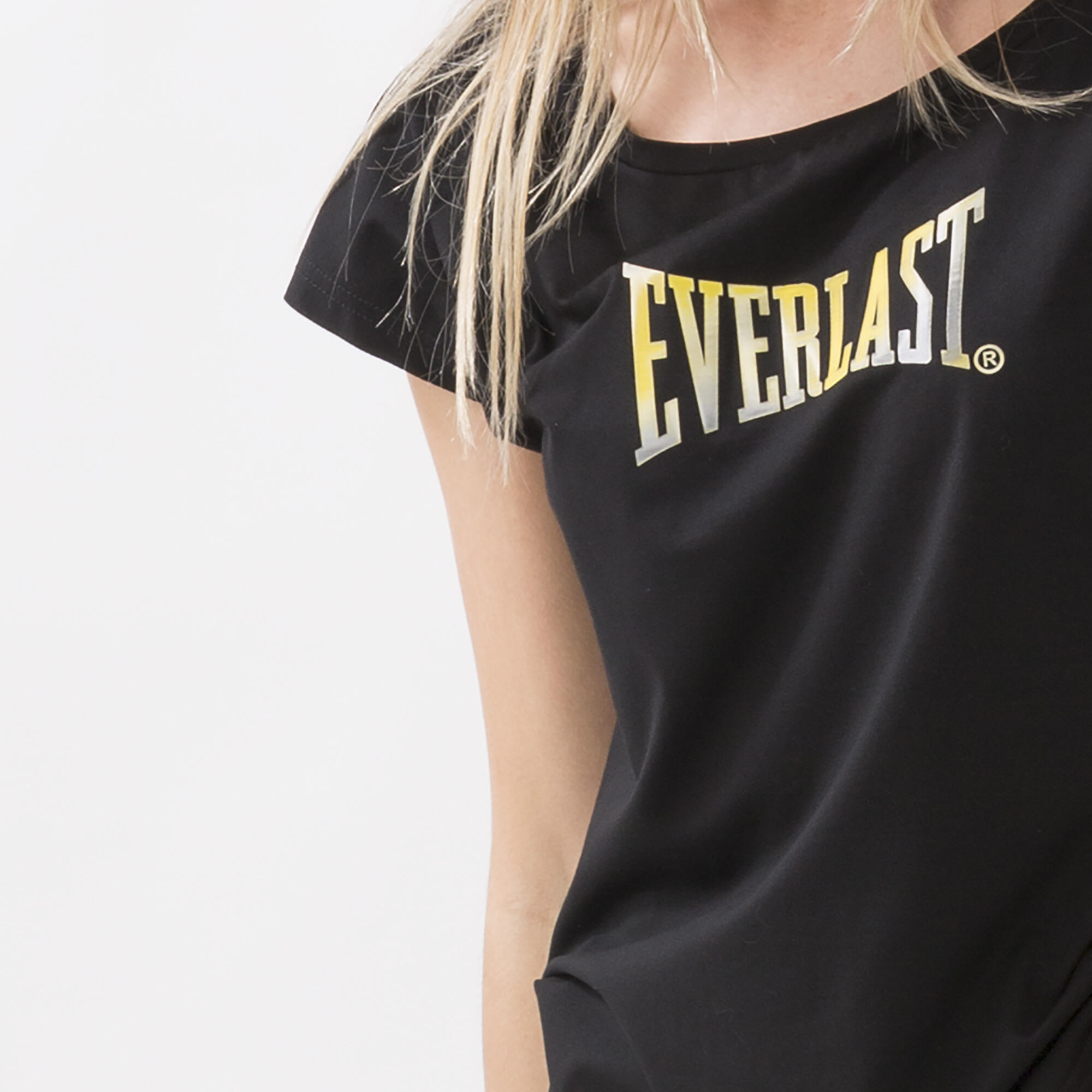 T-SHIRT SPORT IDENTITY IN JERSEY MODAL STRETCH NERO COTONE, MODAL, ELASTAN 6/6