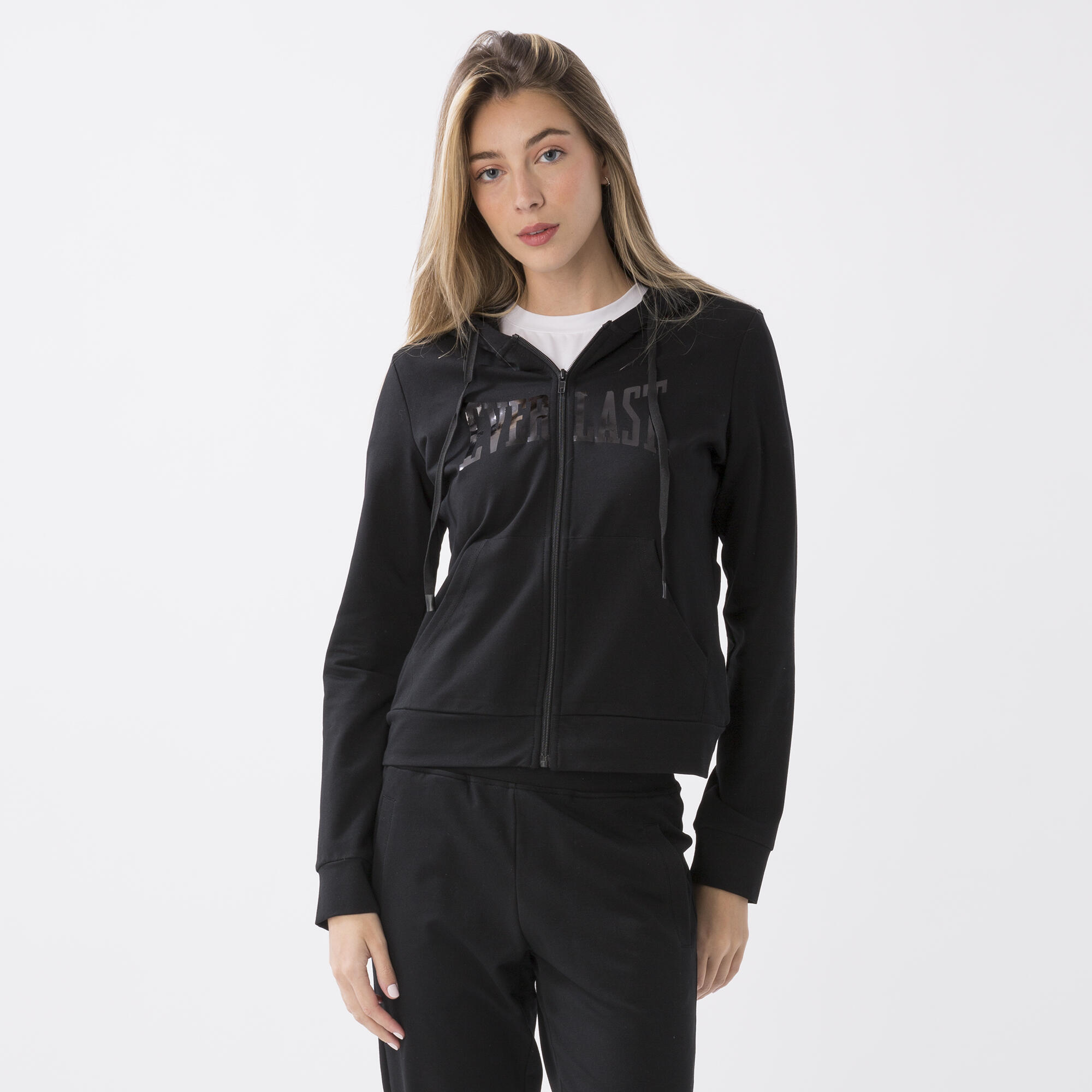 CHAQUETA DEPORTIVA DIENTITY SLIM FIT NEGRO ALGODÓN, ELASTANO 4/6