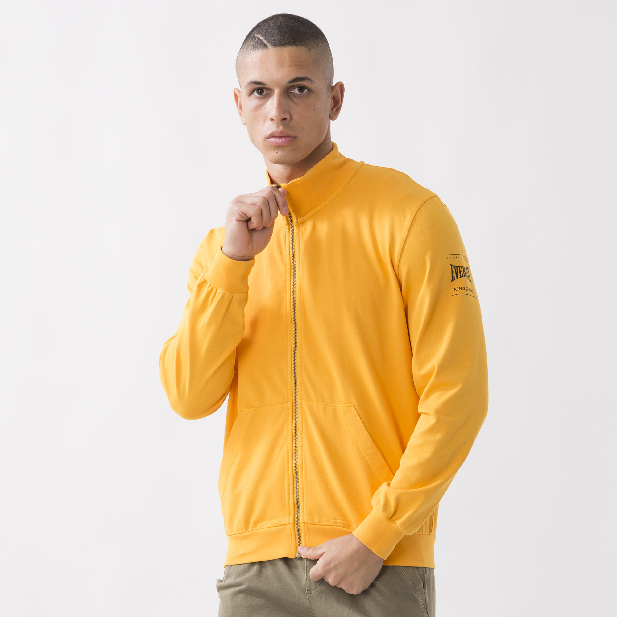 VESTE FULL ZIP DYNAMIC WORLD MANGO COTON EVERLAST Decathlon