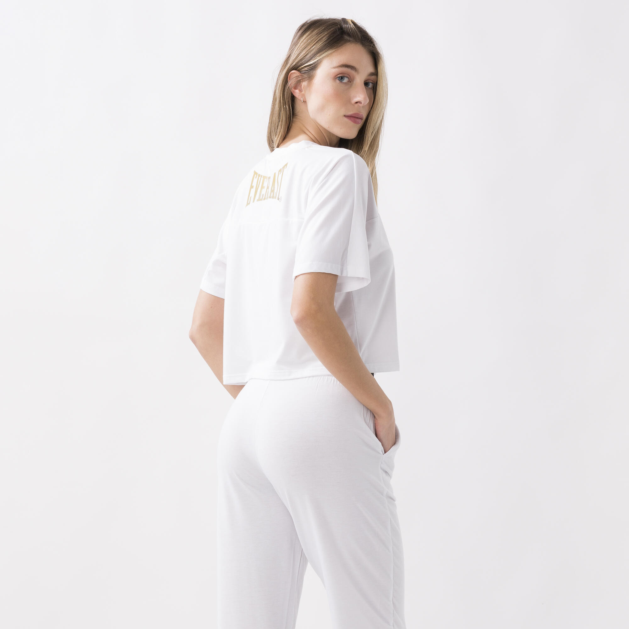CAMISETA SPORT IDENTITY BOXY FIT BLANCO ÓPTICO POLIÉSTER, LYOCELL, ELASTANO 3/6