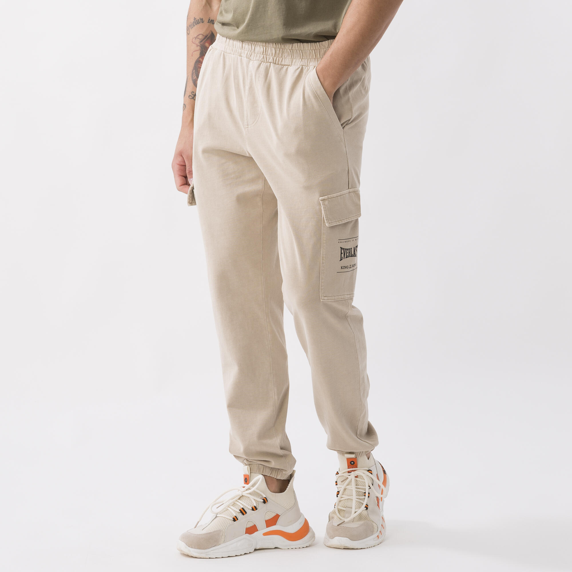 EVERLAST PANTALÓN CARGO DYNAMIC WORLD SAHARA ALGODÓN
