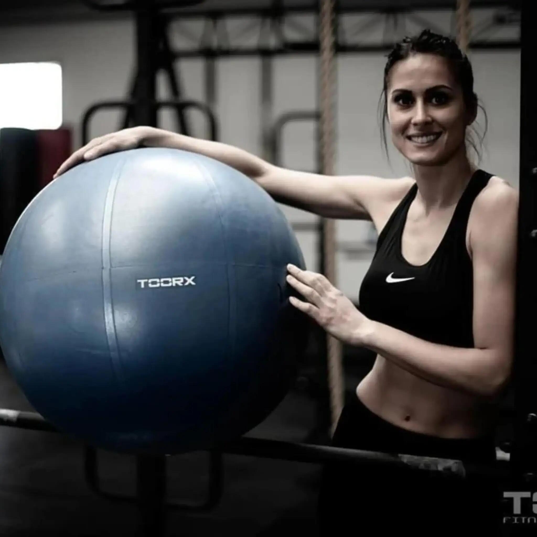 Ballon de gymnastique PRO - 500 kg - Ballon de fitness - Ballon assis - 75 cm - 4/4