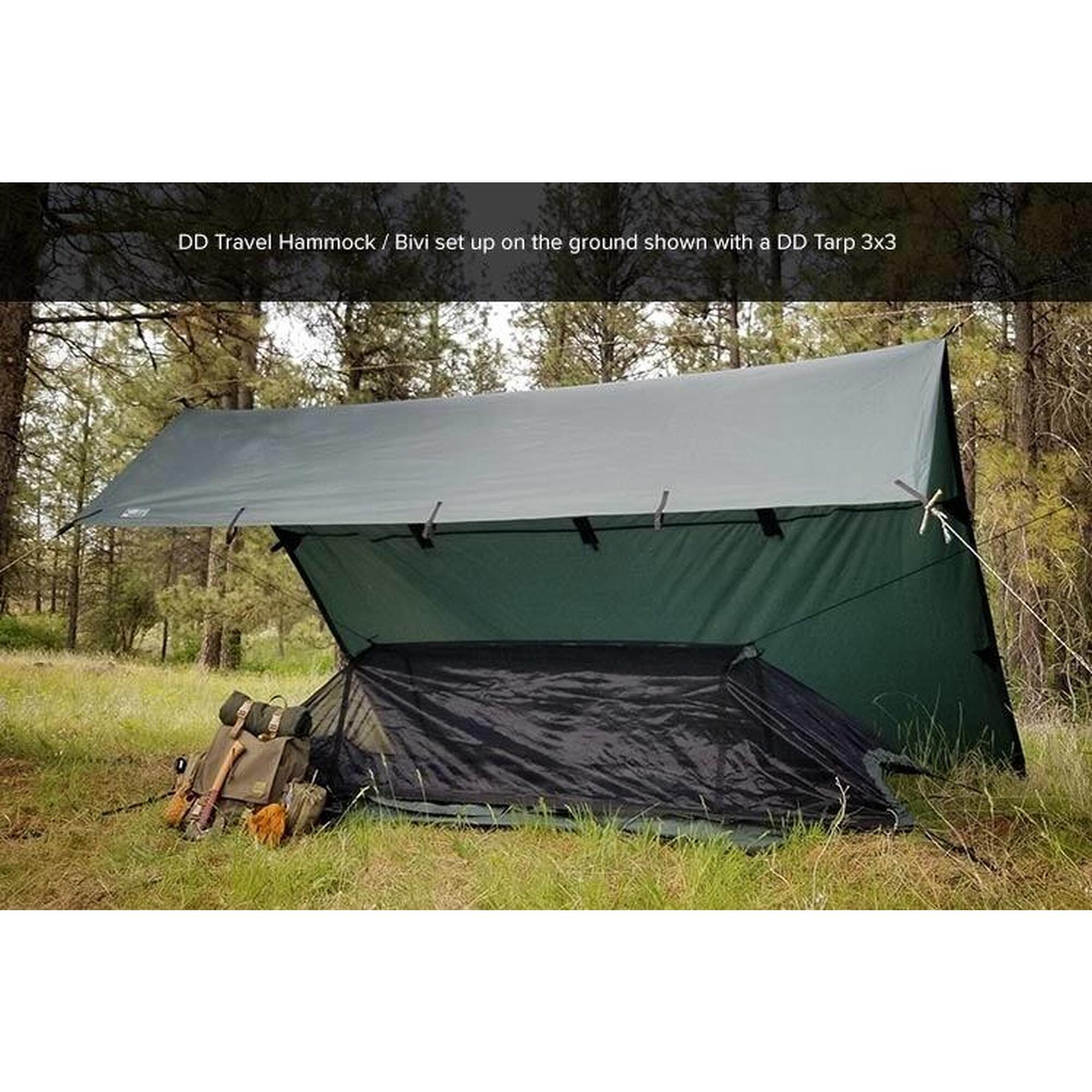 Hamac Travel Bivi Olive Green DD Hammocks 270 × 140cm