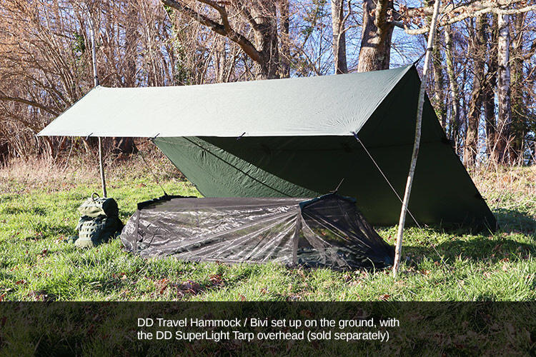 DD Hammocks Travel hangmat/Bivi – Coyote Brown 4/6