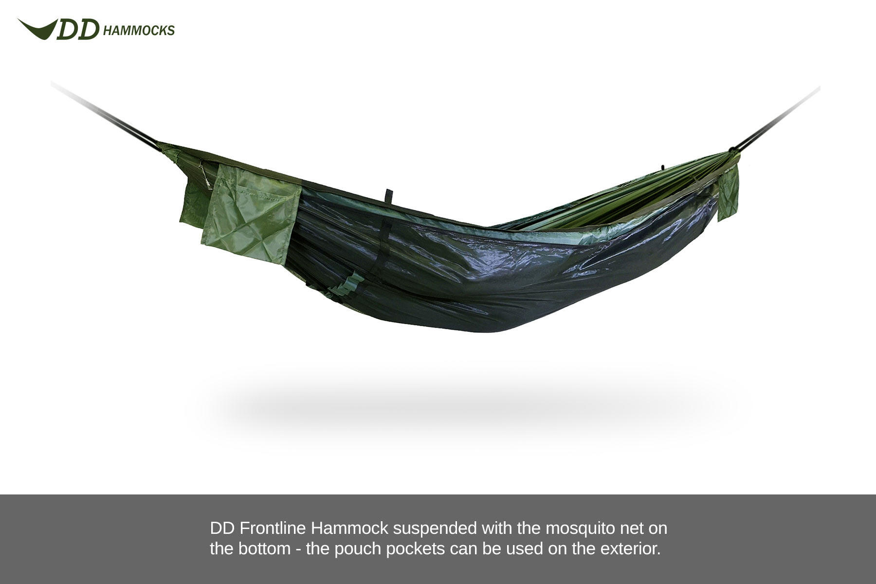 DD Hammocks Hamac Frontline - Vert forêt 3/6