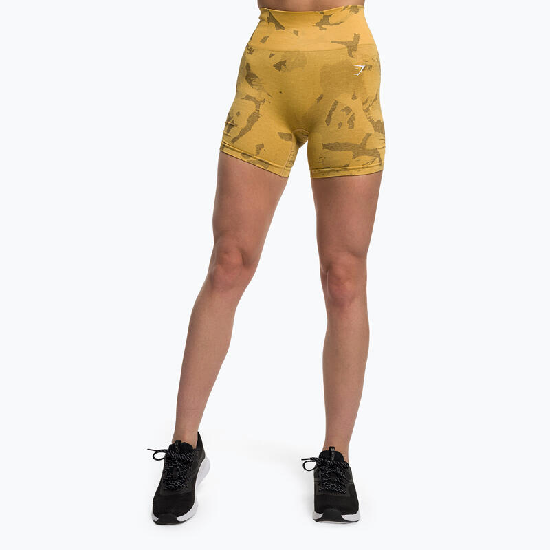 Dámské fitness kraťasy Adapt Camo Savanna Seamless