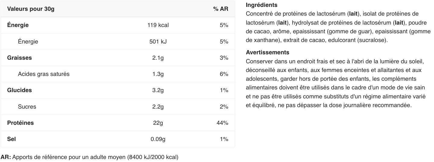 Delicious Whey Protein Powder - Belgian Chocolate - 908 g 2/5