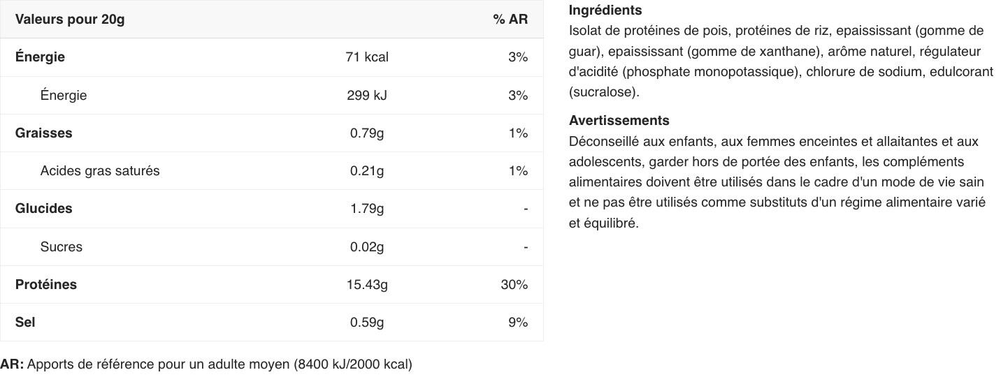 VEGAN PROTEIN POWDER - Amaretto alla vaniglia - 500 g 2/4