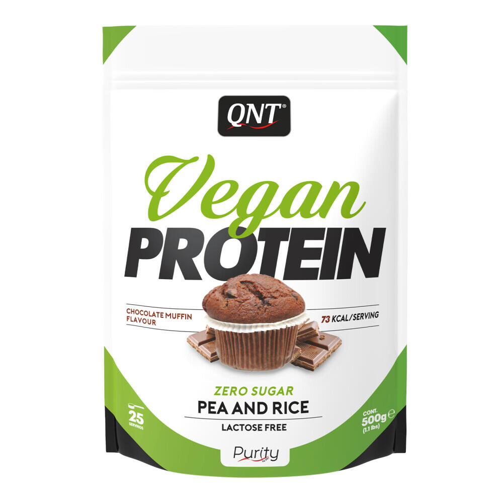 VEGAN PROTEIN POWDER - Queque de chocolate - 500 g