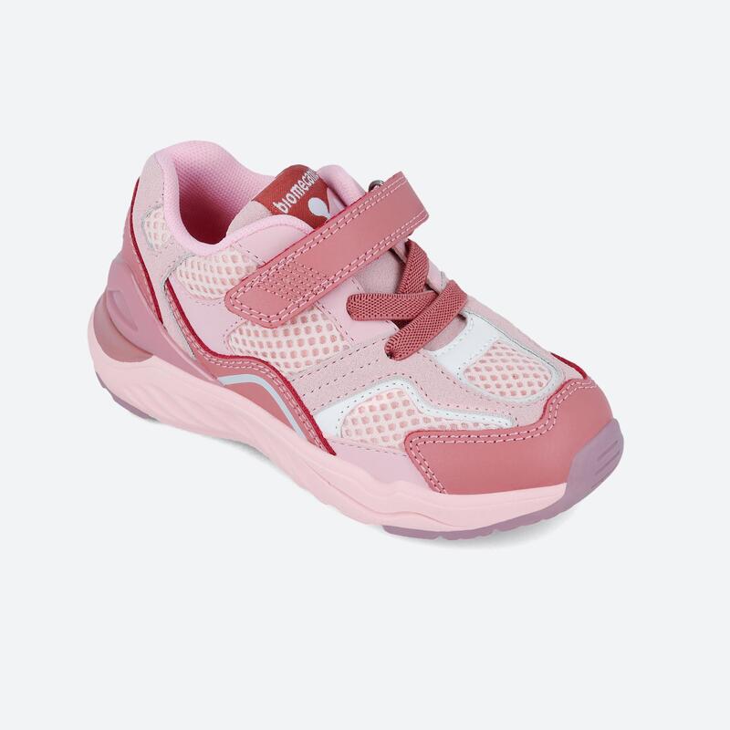 Zapatillas Deportivas Caminar Niños Biomecanics 241260D Rosas Cierre Adherente