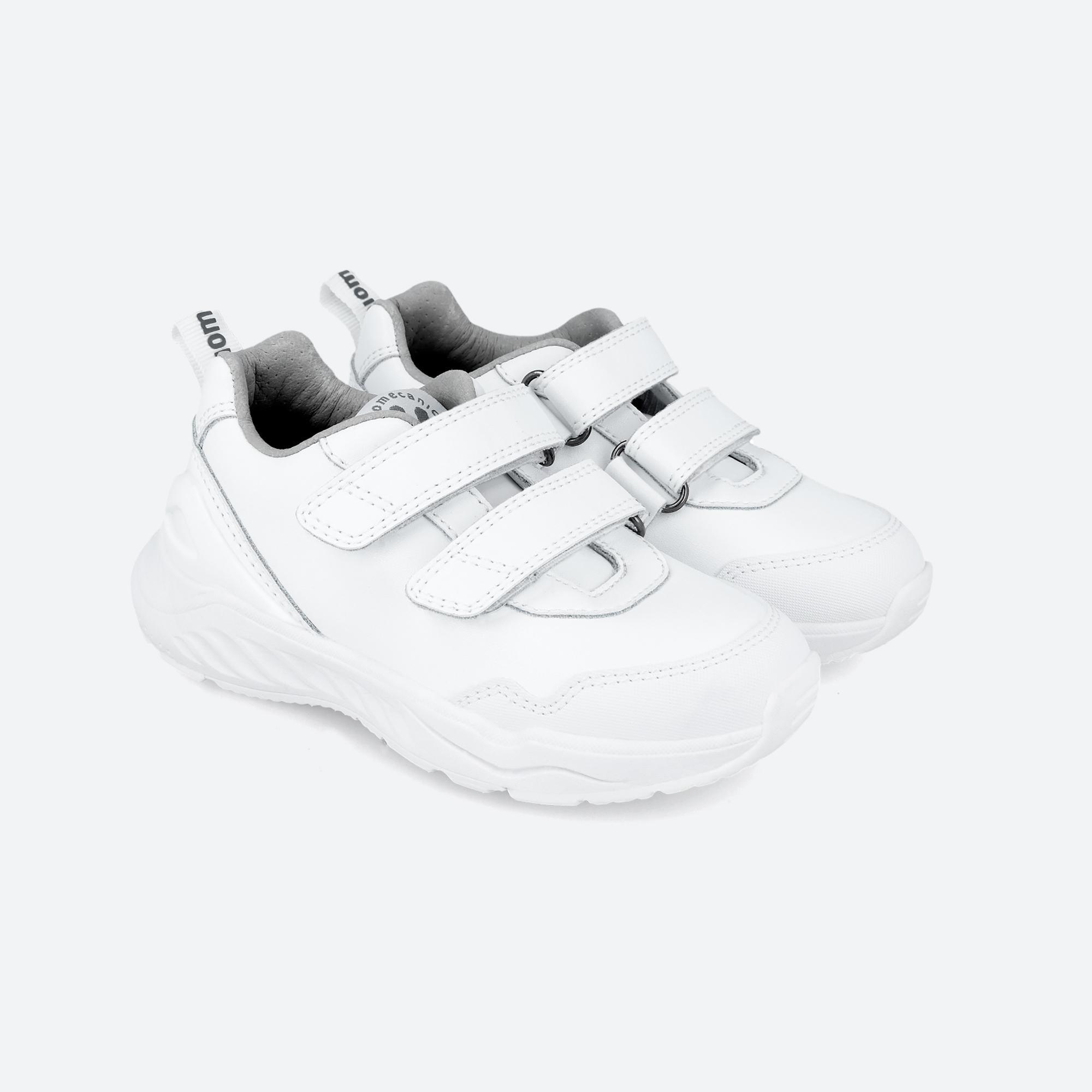 Sapatilhas Desportivas Infantis Biomecanics 241020B Branco Fecho Adesivo 2/6
