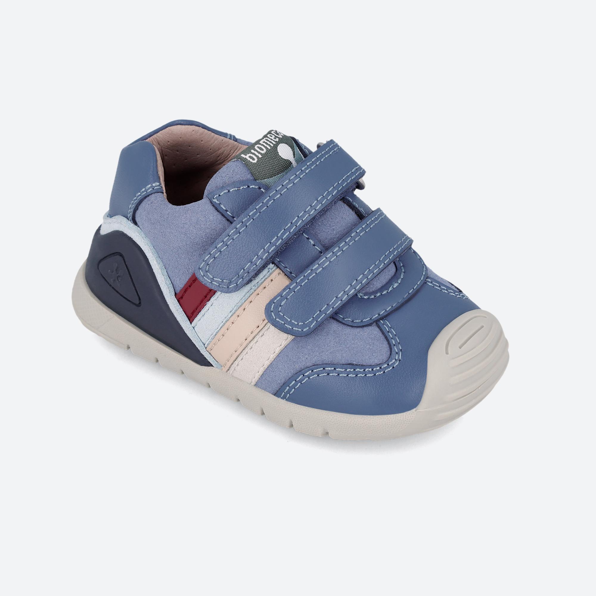 Zapatillas Deportivas Caminar Bebé Biomecanics 241110A Azules Cierre Adherente 4/6