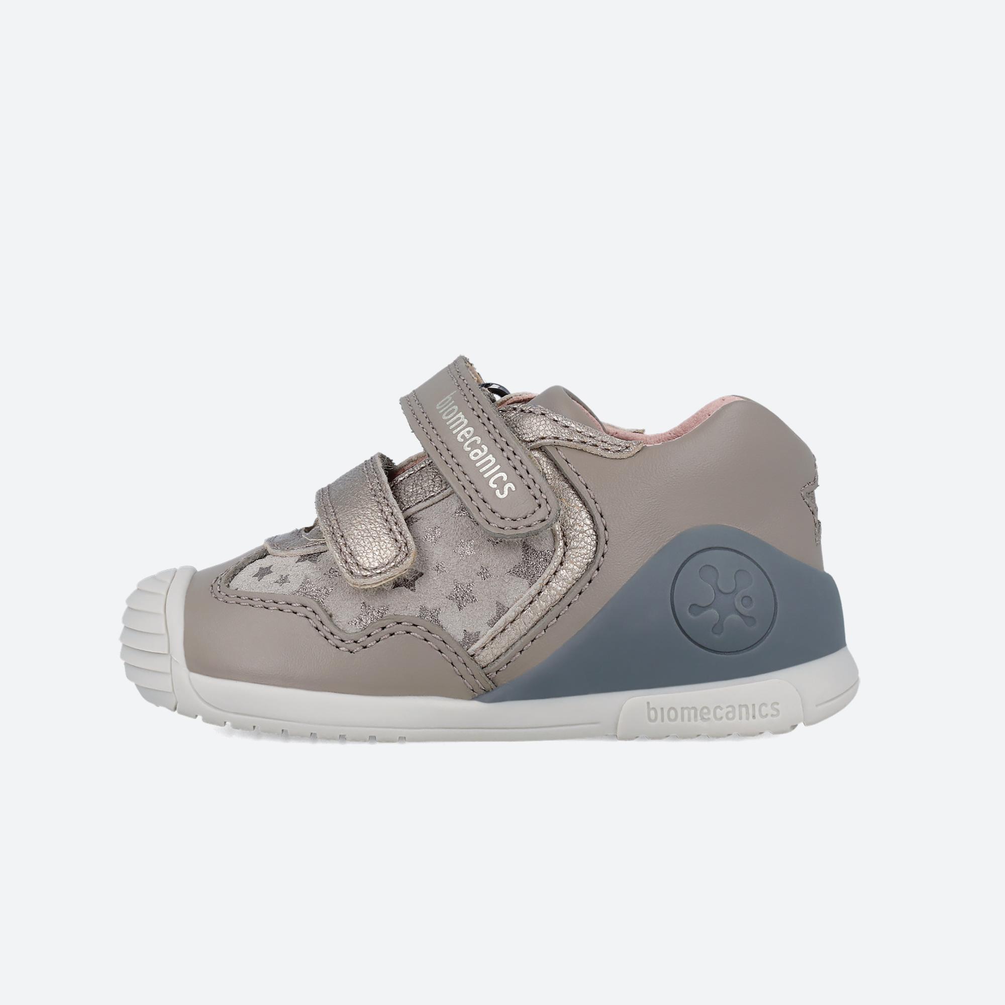 Zapatillas Deportivas Caminar Niños Biomecanics 241103A Grises Cierre Adherente 5/6