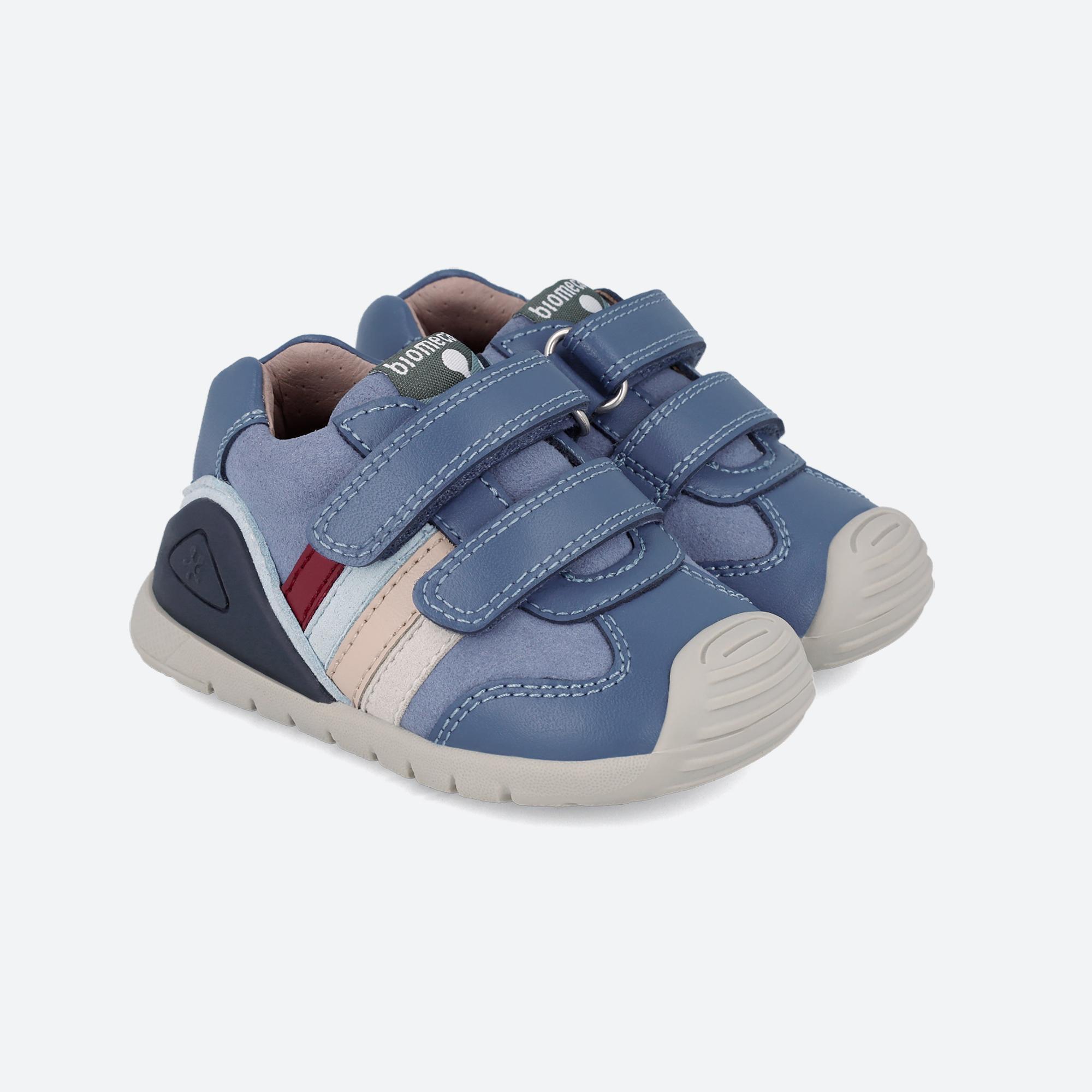 Zapatillas Deportivas Caminar Bebé Biomecanics 241110A Azules Cierre Adherente 2/6