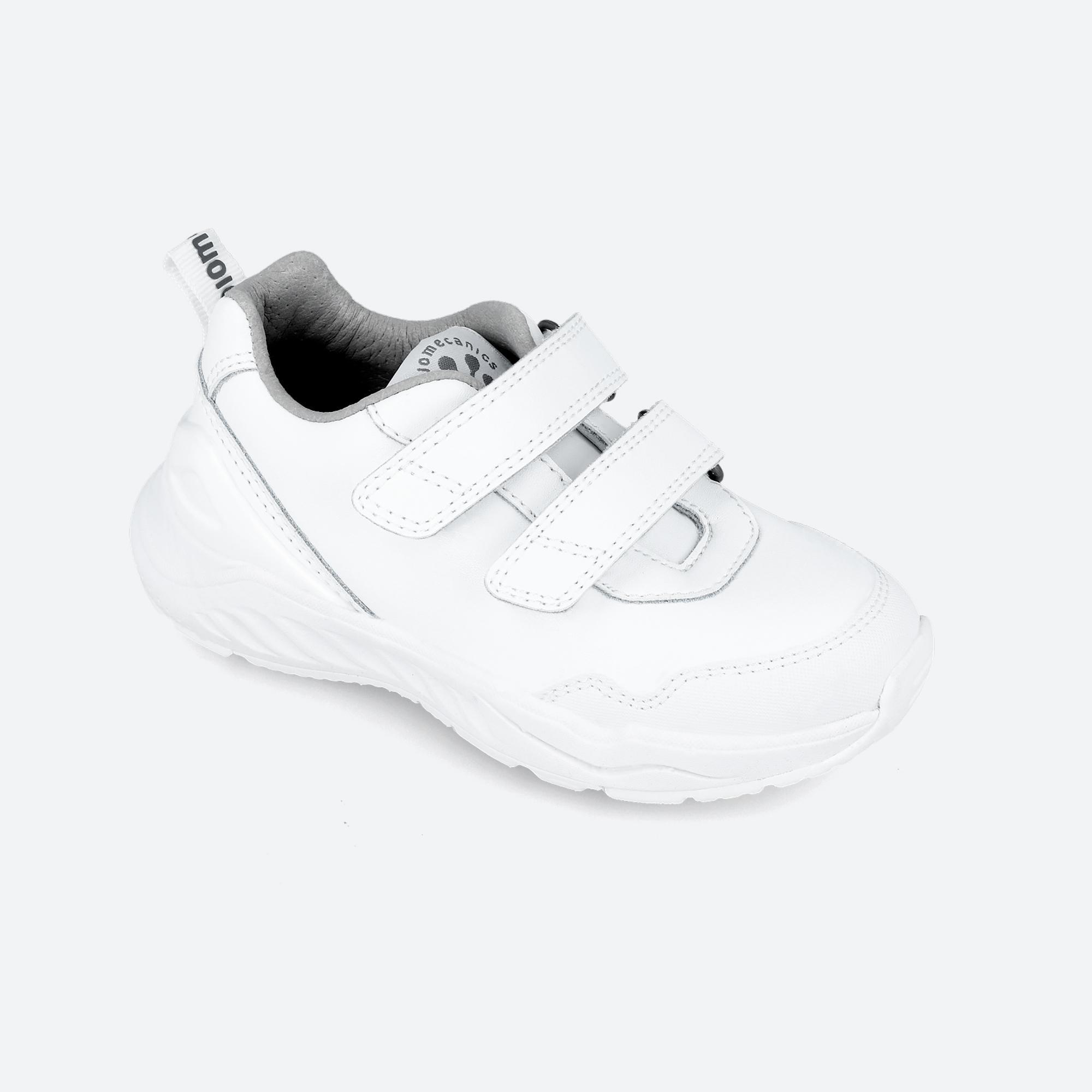 Zapatillas Deportivas Caminar Niños Biomecanics 241020B Blancas Cierre Adherente 4/6